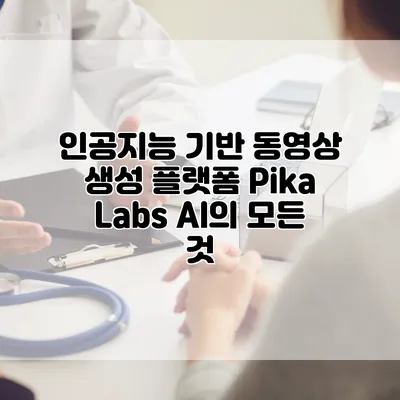 인공지능 기반 동영상 생성 플랫폼 Pika Labs AI의 모든 것